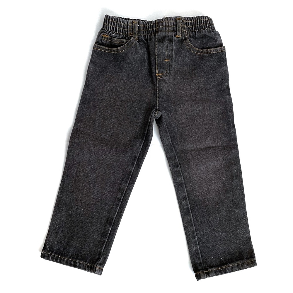 KIDS HEADQUARTERS Jeans Gray Denim Elastic Waist Boys Size 3T